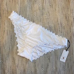 White Swimsuit Bottoms